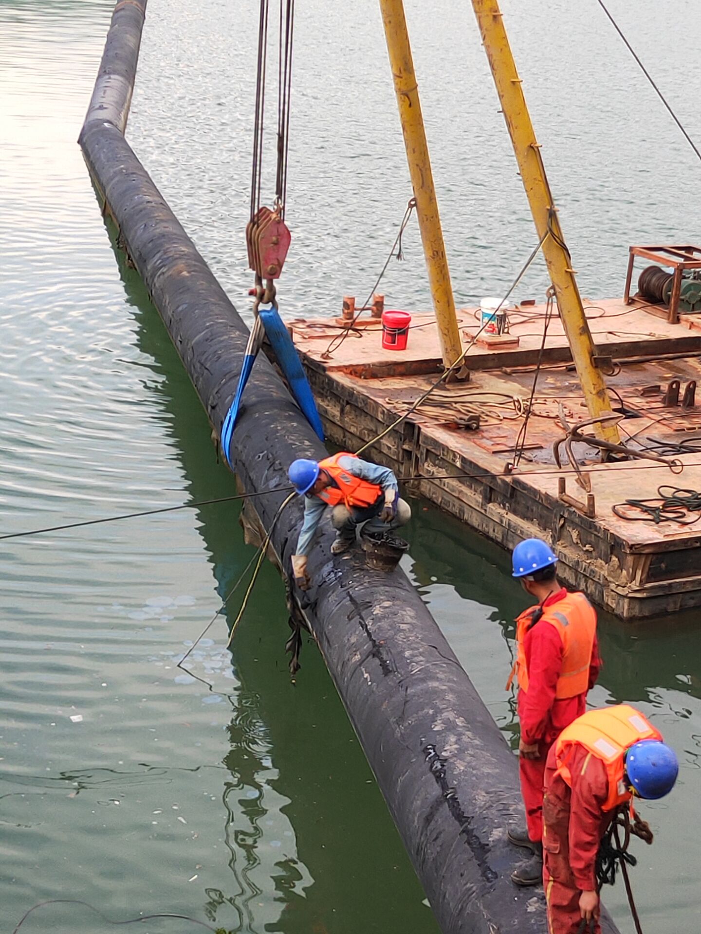 济南丽水市水下法兰安装